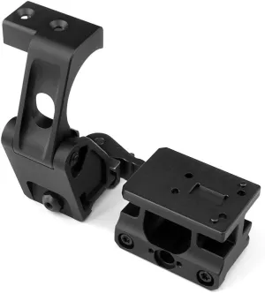 Flip Up FTC Magnifier Scope QD Mount & Red Dot Sight Riser Mount Combo，2.26" Optical Centerline Height，Compatible with AEMS Red Dot Sight & Holosun HM3X Magnifier Etc，for Standard 20mm Rail Mounting
