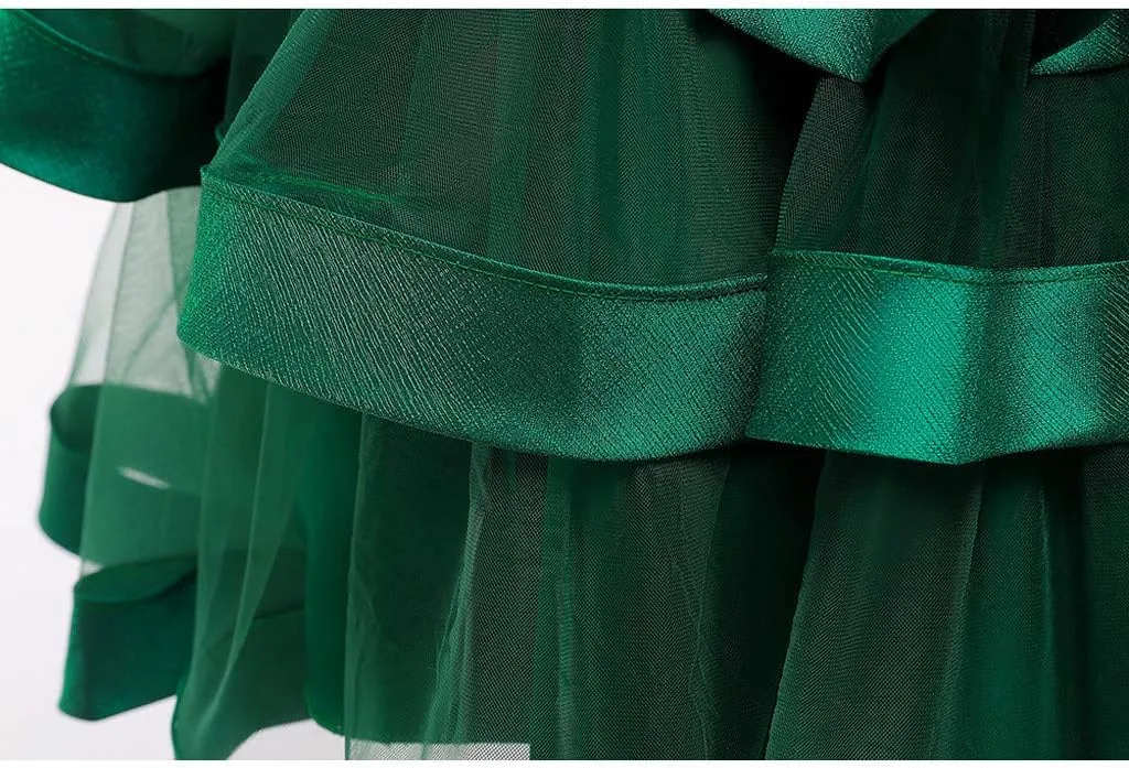 Flower Girl Dress 𝐁all Gown Kids Wedding Birthday Part𝘆 Tutu Dresses Toddler Sleeveless Pageant Dresses
