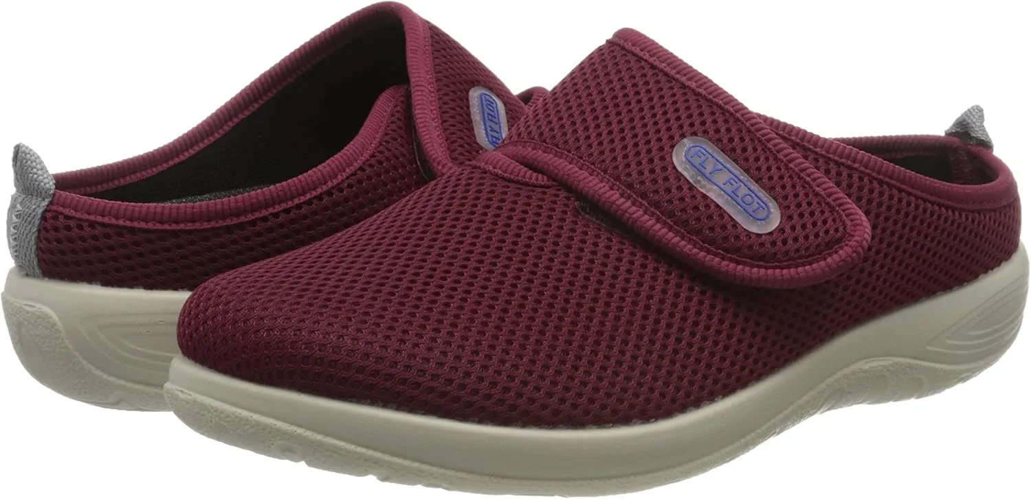 Fly Flot Women's Open-Back Slippers, 6 US