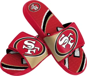 FOCO Men's NFL Team Logo Sport Shower Foam Slide Flip Flop Sandals