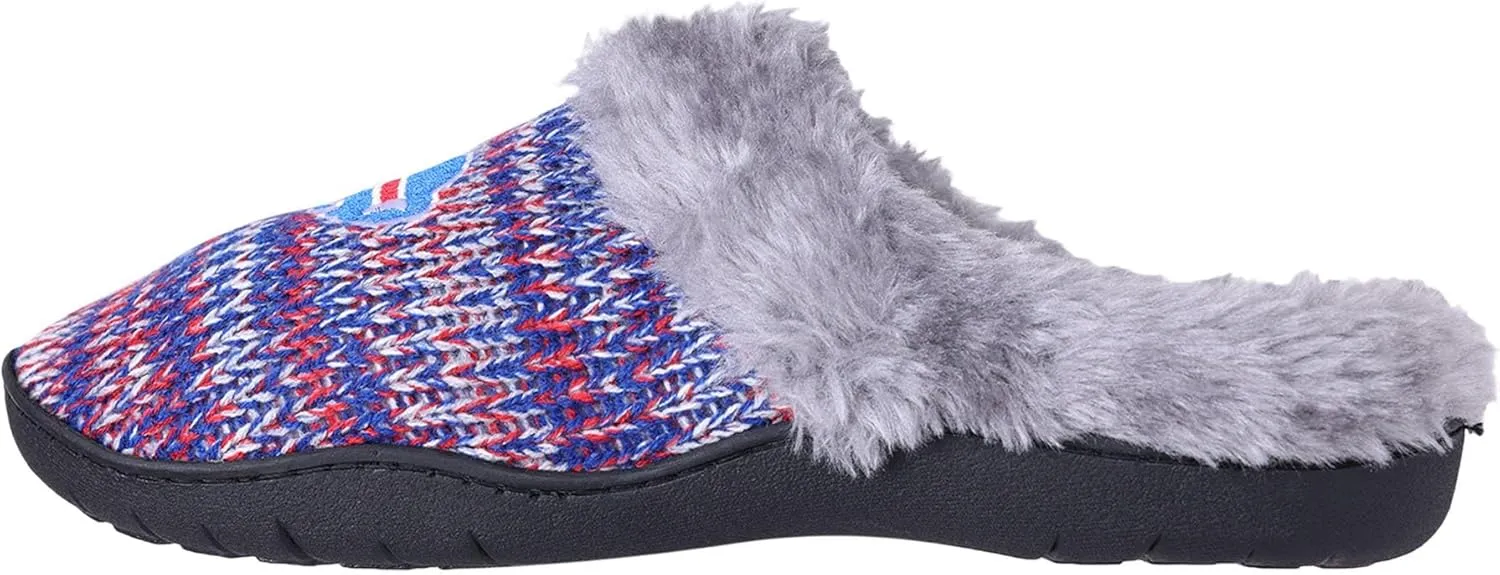 FOCO Womens NFL Team Logo Peak Slide Slippers