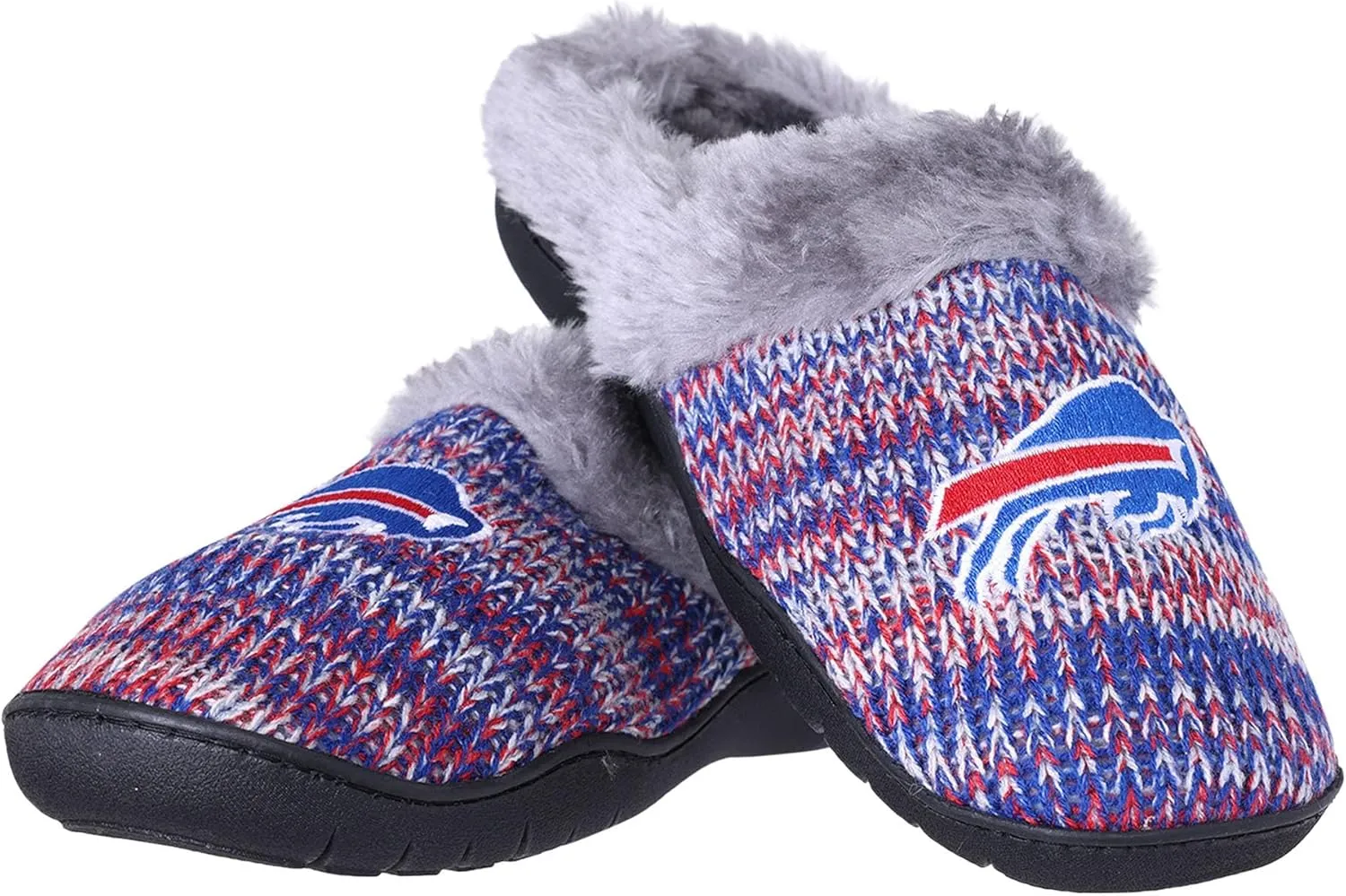 FOCO Womens NFL Team Logo Peak Slide Slippers