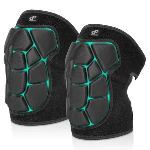 Full-Coverage Elbow & Knee Pads Set Heavy-Duty Protective Gear for Skateboarding, Fully Adjustable Custom Fit with Rigid Shell for Adults, Men & Women