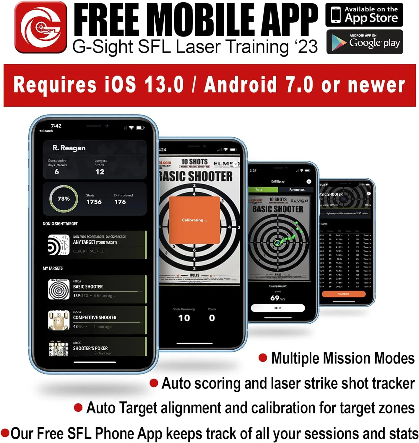 G-Sight ELMS Plus Cartridge | Dry Fire Laser Training System | Free iPhone/Android App | Best in Class Accuracy & Compatibility | 100% Guarantee