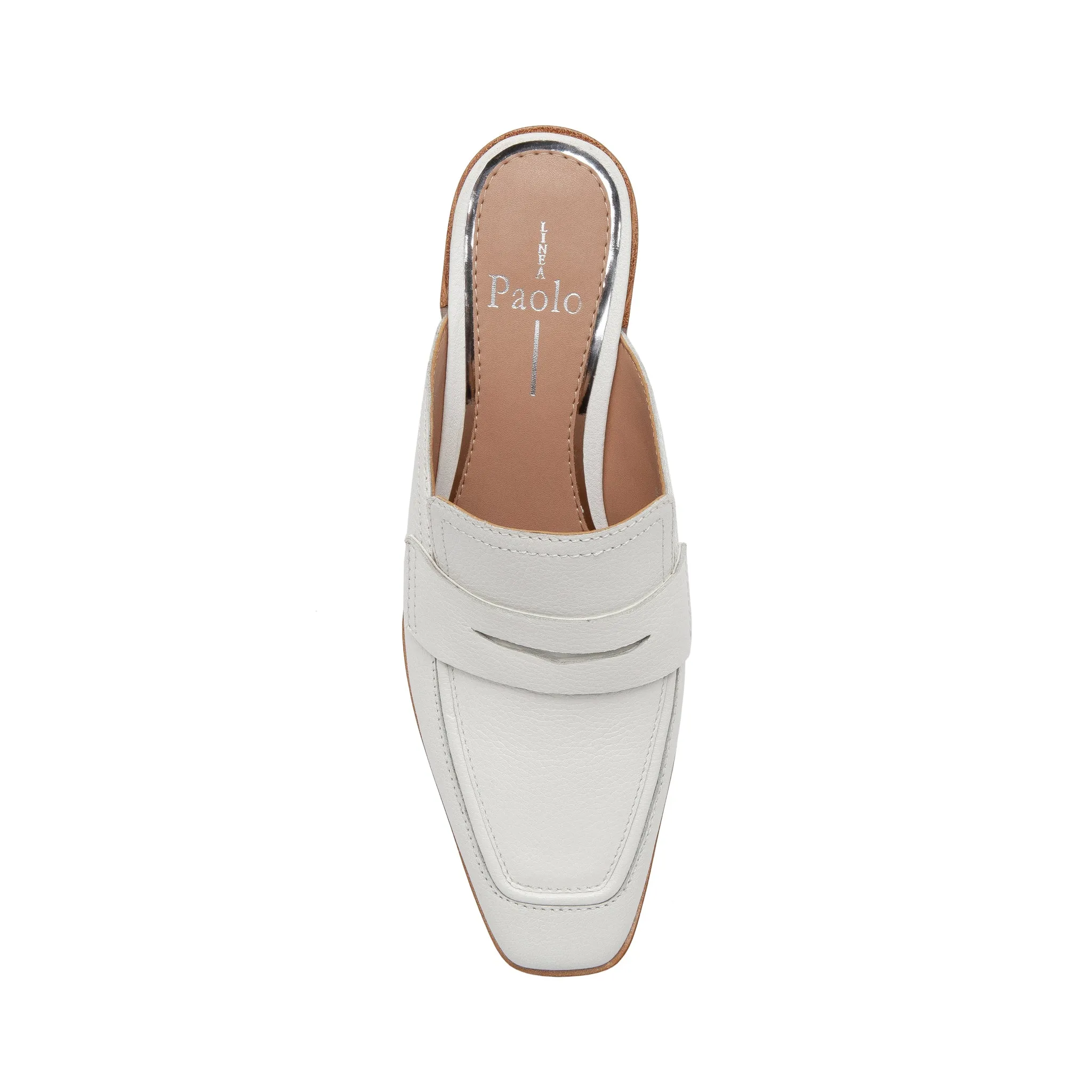 GALIA | Block Heel Penny Loafer Mules