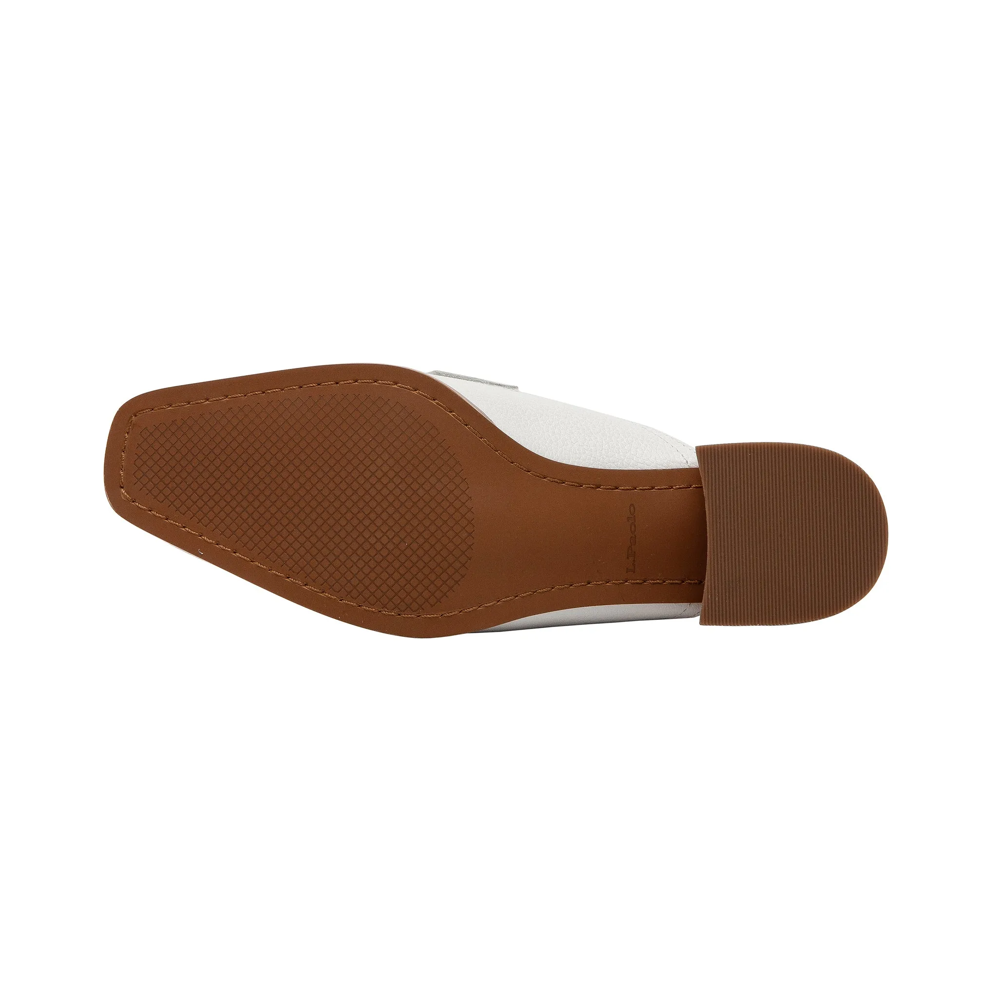 GALIA | Block Heel Penny Loafer Mules