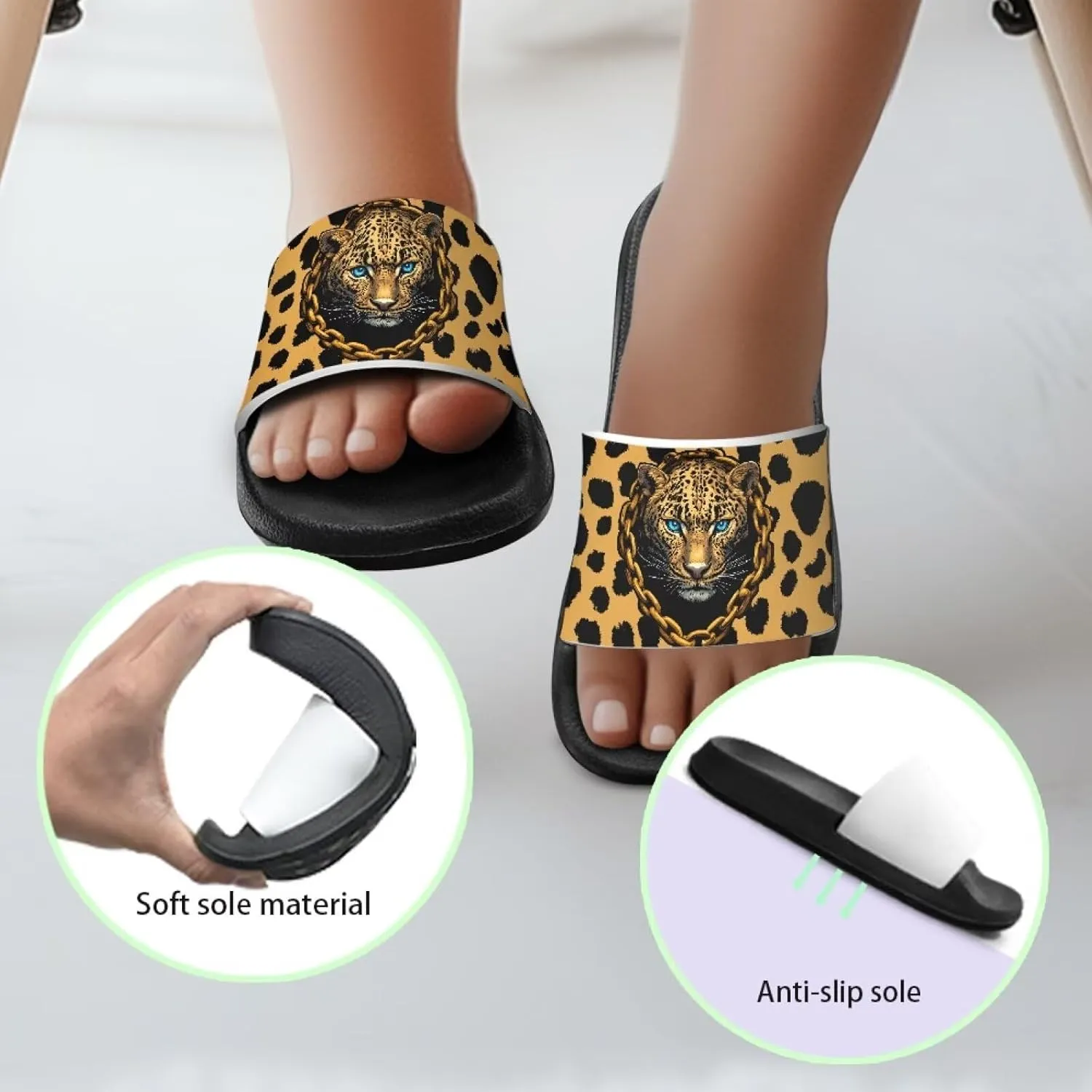 Girls Boys Slide Sandals Kids Summer Comfortable Slippers Slip On for Outdoor Beach Pool Shower Fit Little Big Kids