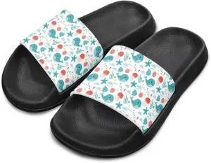 Girls Boys Slide Sandals Kids Summer Comfortable Slippers Slip On for Outdoor Beach Pool Shower Fit Little Big Kids