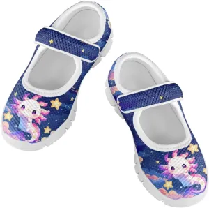 Girls Dress Shoes Mary Jane Flats Round Toe Ballet Flats School Wedding Party Shoes for Little Kid/Big Kid