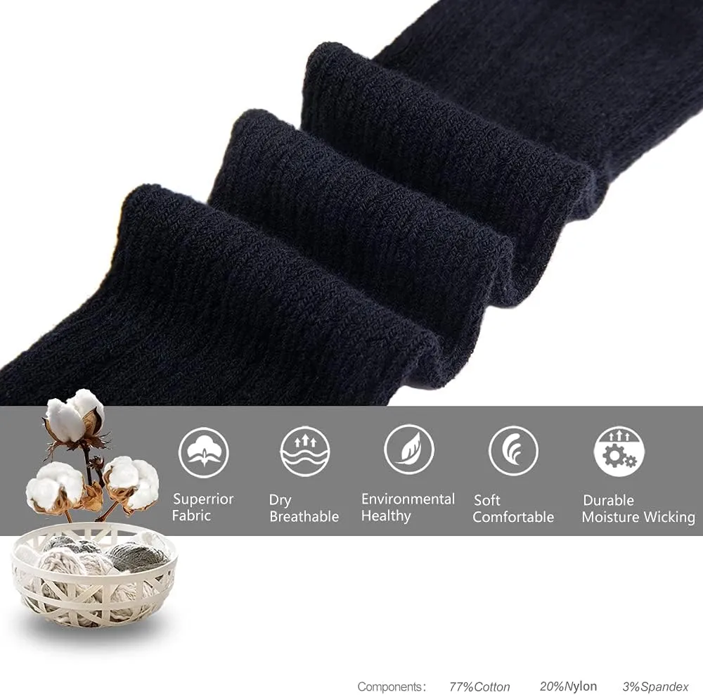 Girls Tights Toddler Cable Knit Cotton Footed Seamless Dance Ballet Baby Girls' Leggings 3/4 Pack