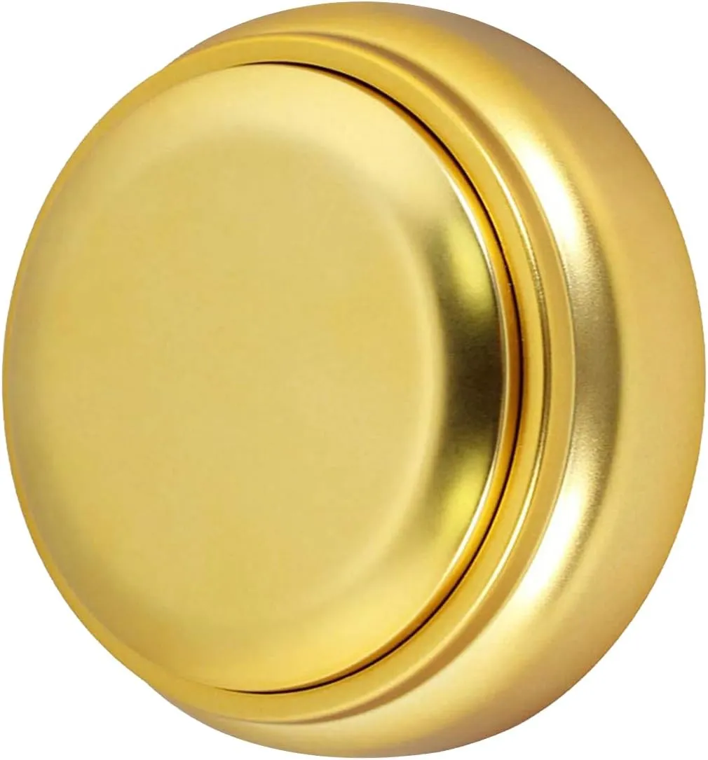 Gnatural Recordable Button Record Talking Button Dog Buttons for Communication Talking Buttons for Dogs 30 Second Recording Buttons Sound Effect Button Game Buzzer (Gold)