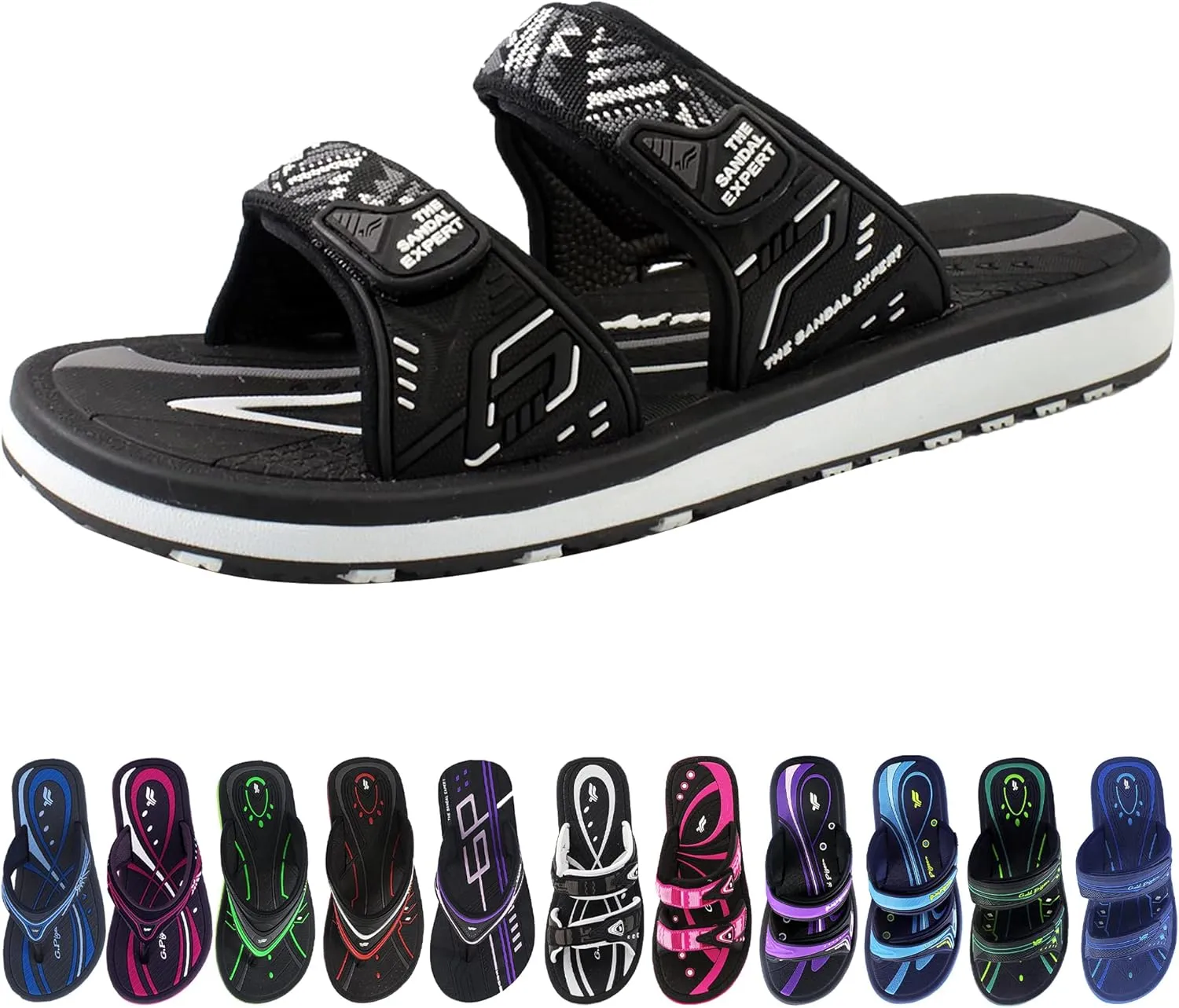 Gold Pigeon CLASSIC Unisex Slides, Flip-flops & Sandals