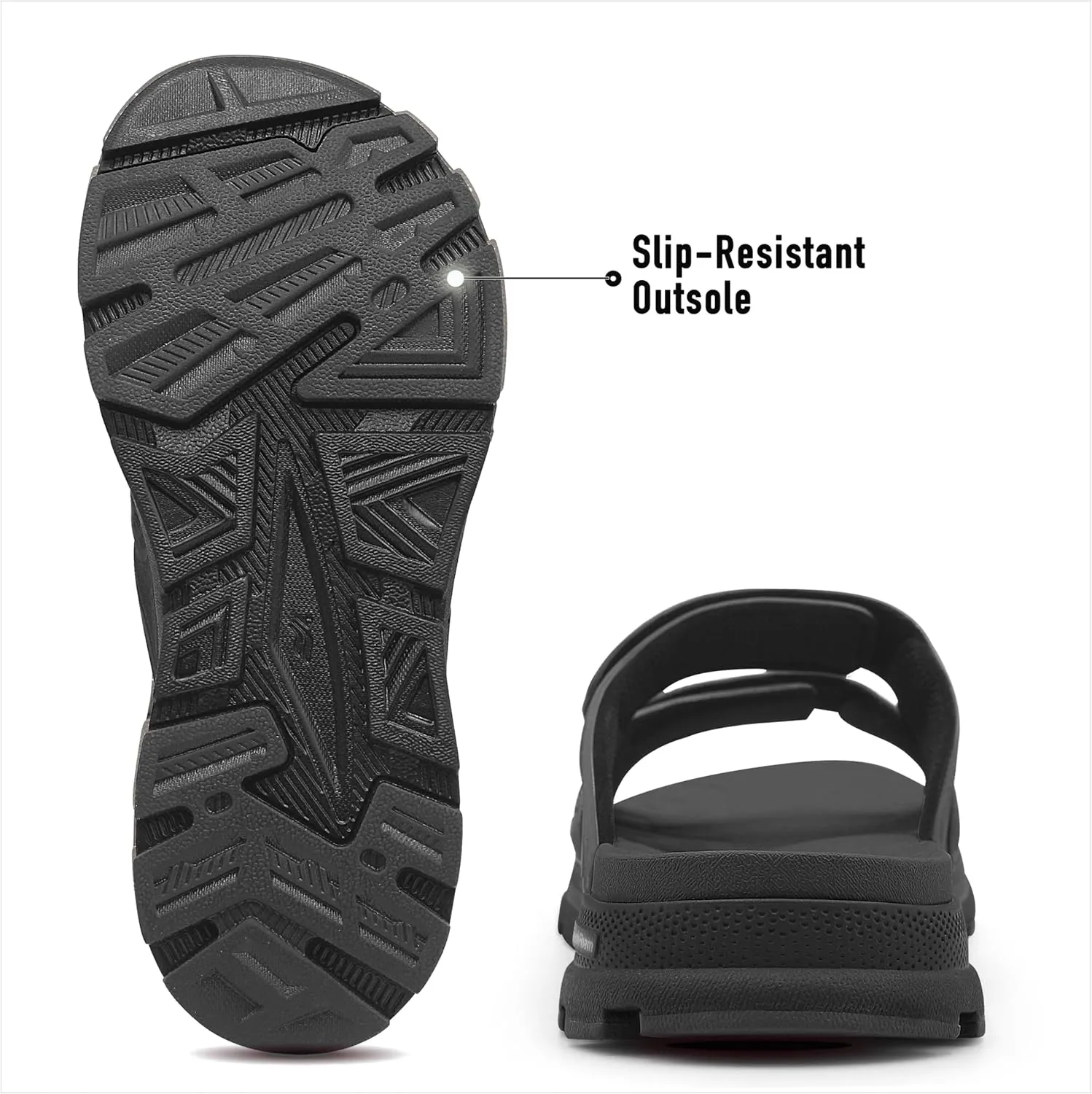 Gold Pigeon Shoes EVA Anti-Fatigue Ultra-Cushion Unisex Slide Sandals Adjustable Straps