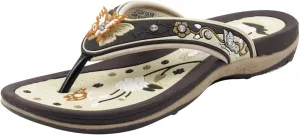 Gold Pigeon Shoes SIGNATURE Comfort Ergonomic Walking Flip Flops for Women