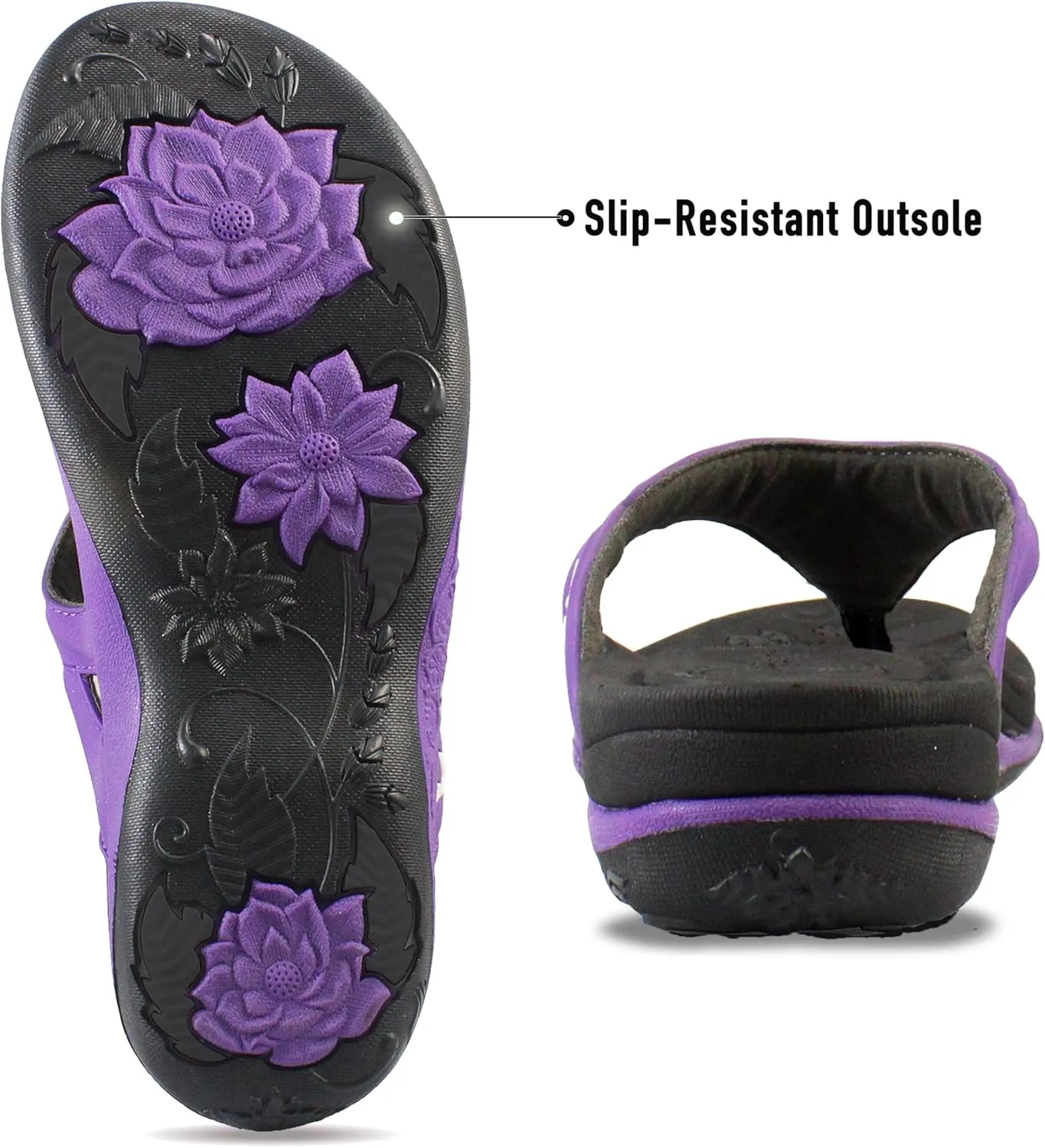 Gold Pigeon Shoes SIGNATURE Comfort Ergonomic Walking Flip Flops for Women