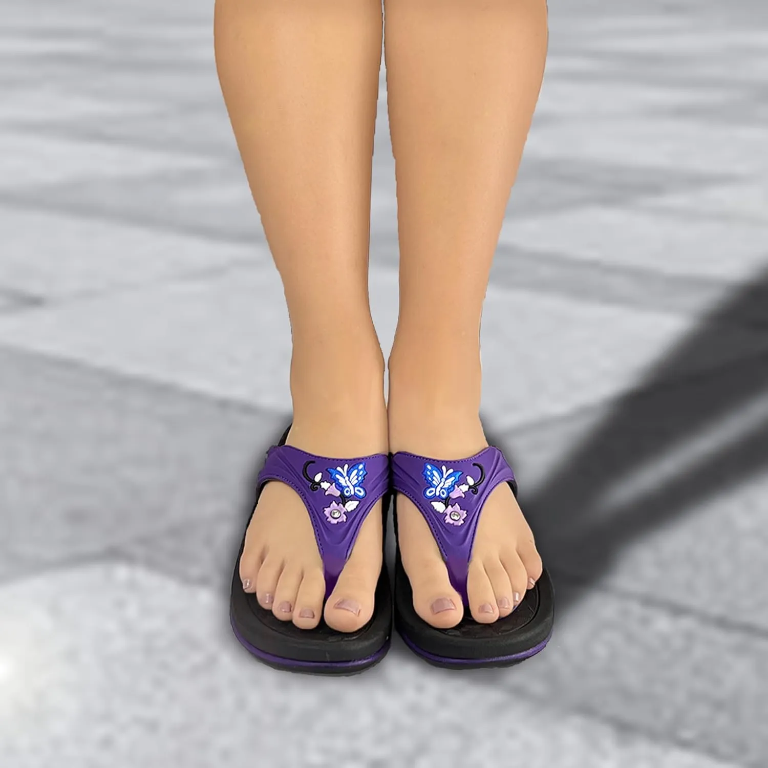 Gold Pigeon Shoes SIGNATURE Comfort Ergonomic Walking Flip Flops for Women