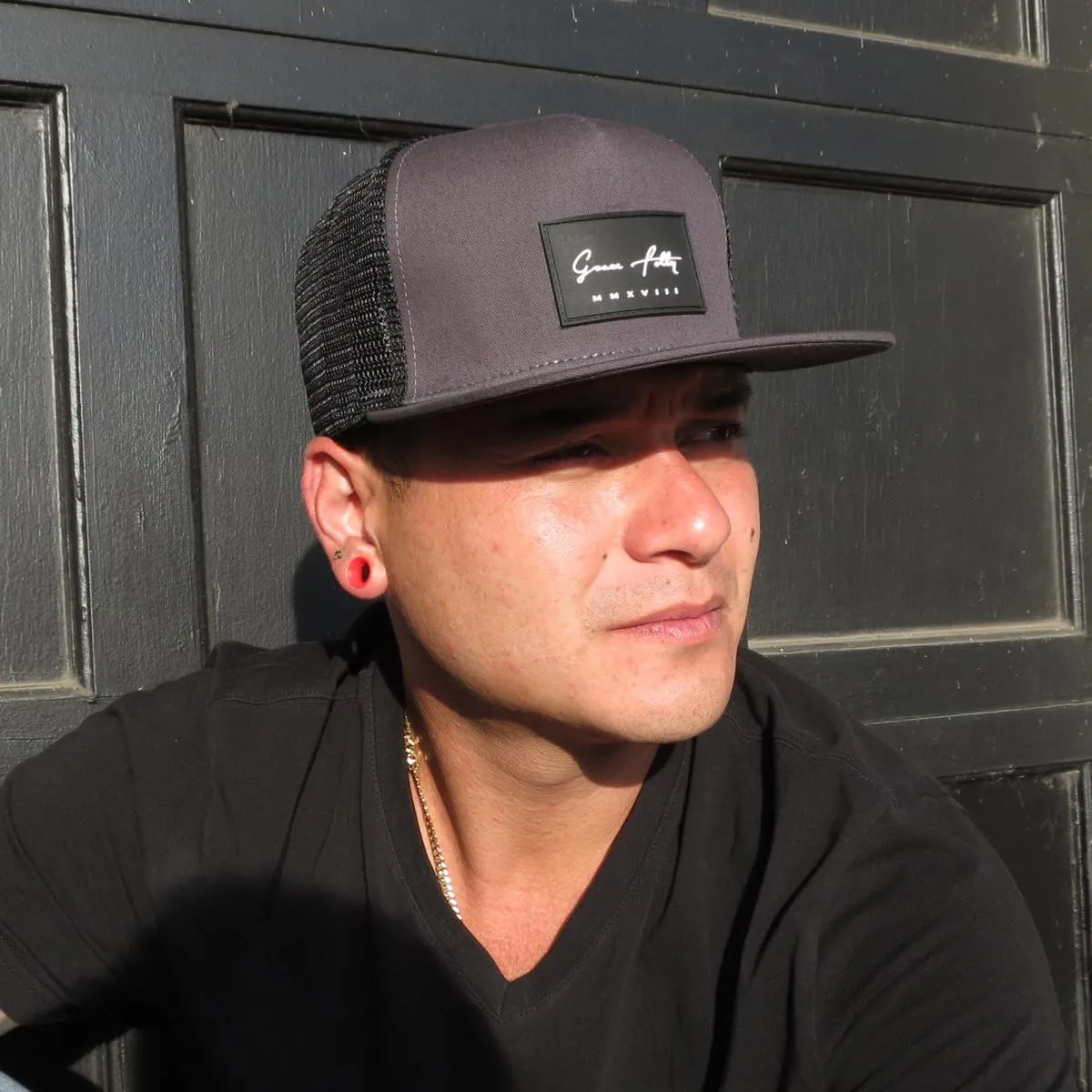 Grace Folly Trucker Hat for Men & Women. Snapback Mesh Caps