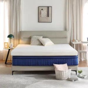 Gwydre 3Inch Topper Mattress,Memory Foam High Density Ventilated Memory Foam Bed Mattress Topper,with Removable & Washable Cover (Full)