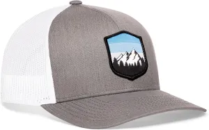 HAKA Camping Trucker Hat, Mountain Mesh Outdoor Hat for Men & Women, Adjustable Snapback Baseball Cap, Golf Hat