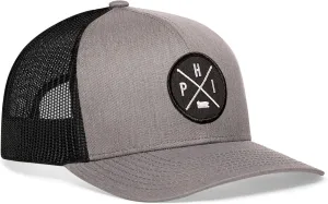 HAKA State City Trucker Hat for Men & Women, Adjustable Baseball Hat, Mesh Snapback, Sturdy Outdoor Black Golf Hat
