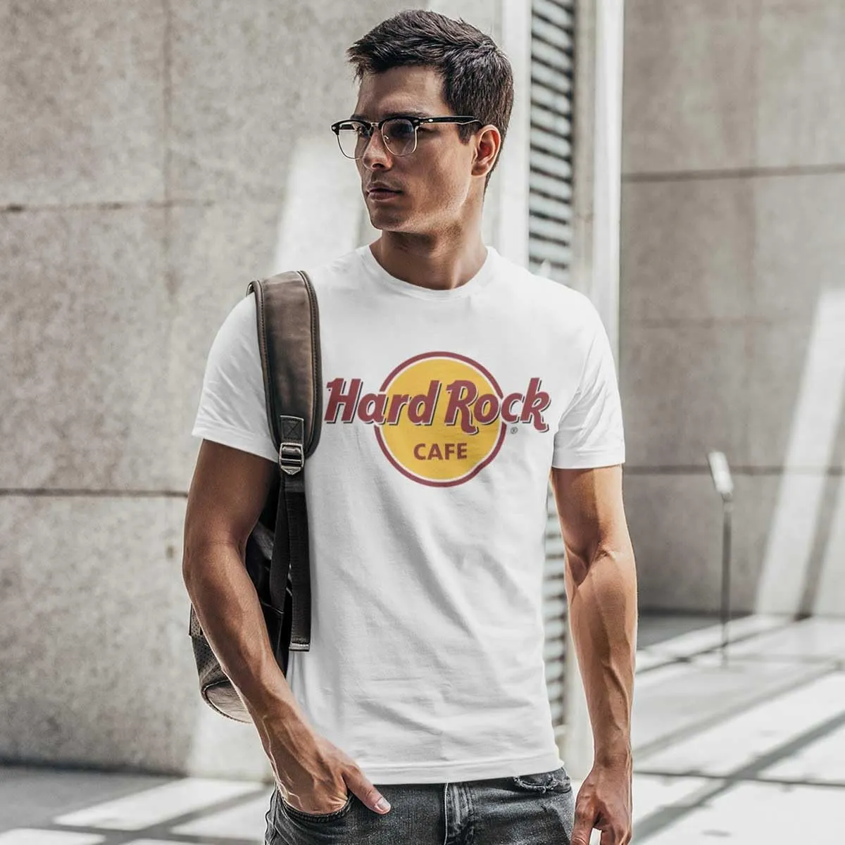 Hard Rock Classic White Tee New Logo