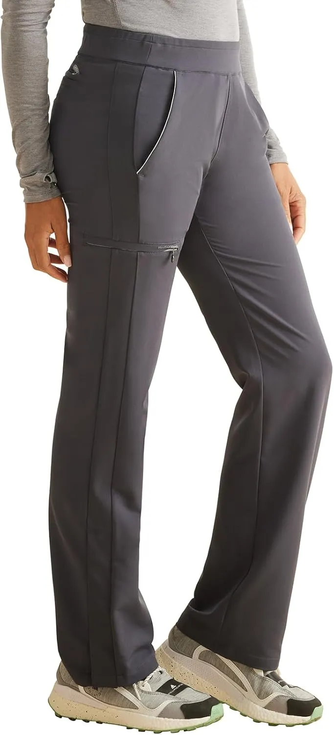 Healing Hands Women's Scrub Pant Mid Rise Nissa with 6 Pockets, Moisture Wicking, 360° Stretch & Recycled Poly - HH100