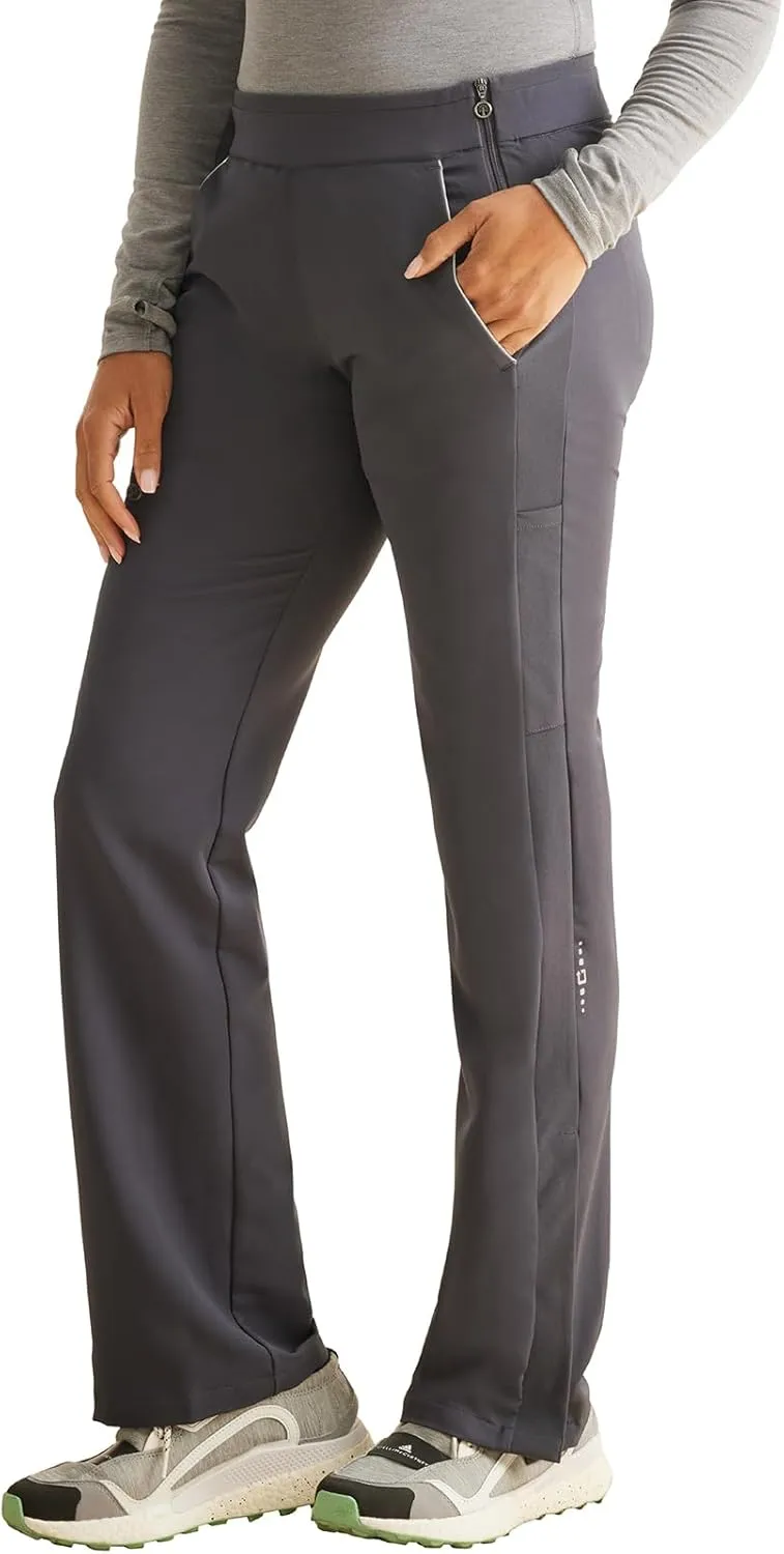 Healing Hands Women's Scrub Pant Mid Rise Nissa with 6 Pockets, Moisture Wicking, 360° Stretch & Recycled Poly - HH100
