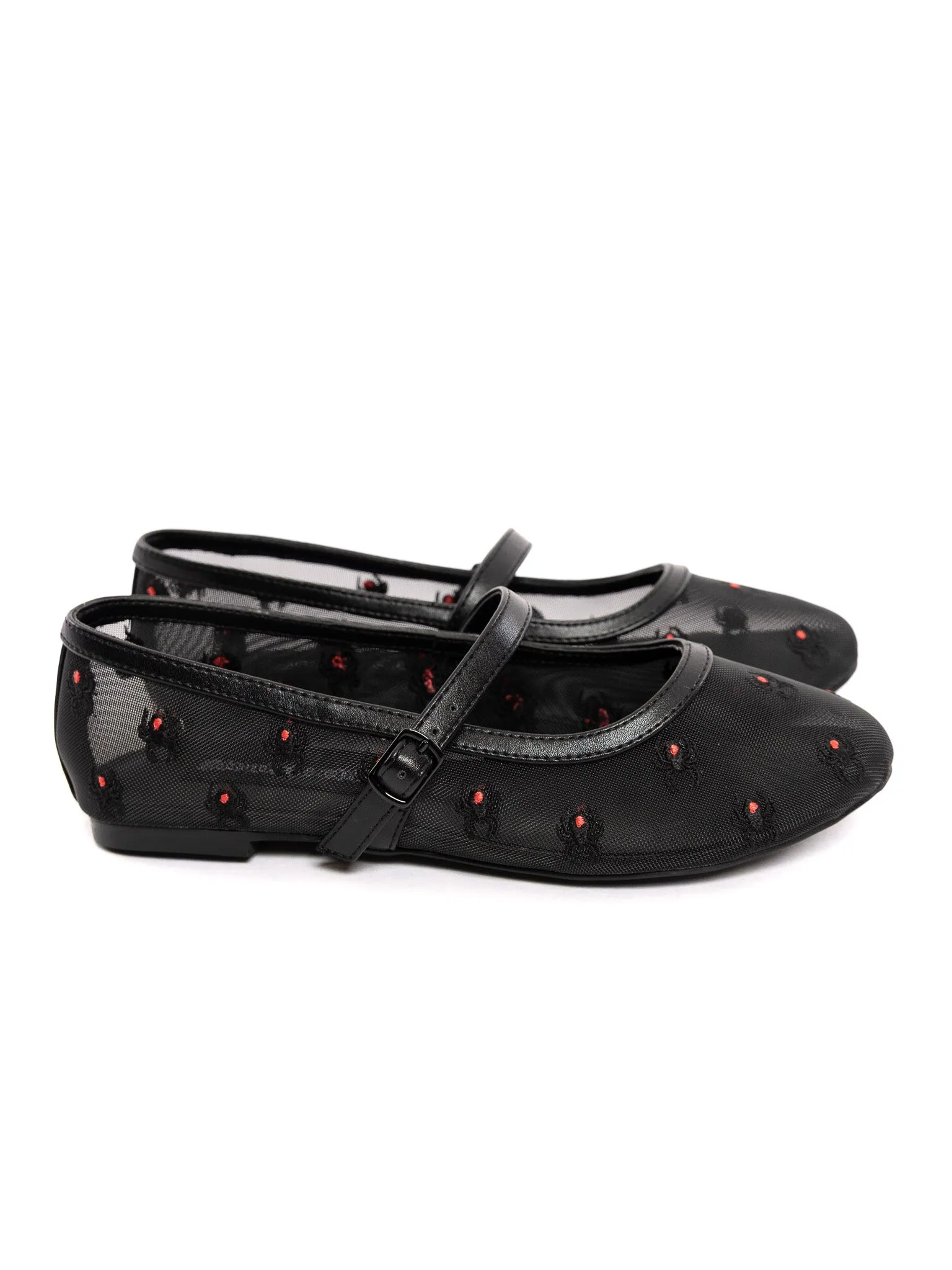 Helena Mesh Flats- Widow STRANGECVLT