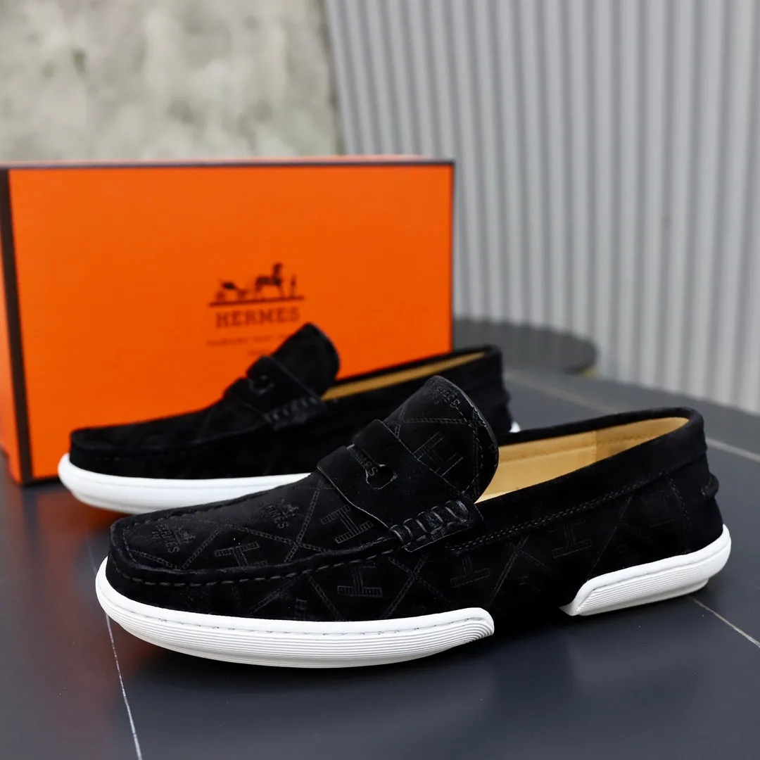 HM GUILLAUME LOAFER BLACK SUEDE