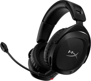 HyperX Cloud Stinger 2 - Wireless Gaming Headset – Compatible with PC. Noise-cancelling Swivel-to-mute Microphone, Comfortable Memory Foam, UP to 20 hours of battery life,Black