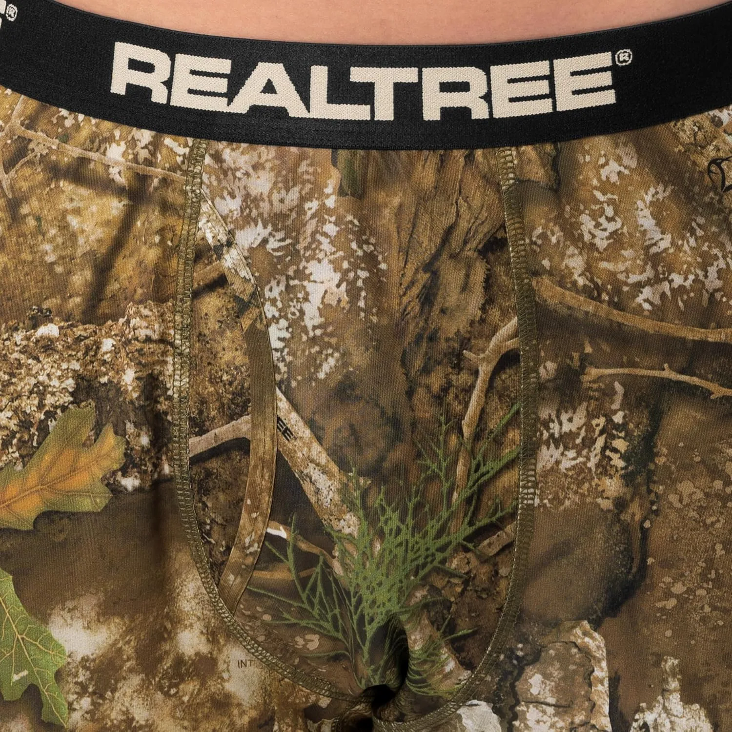 Indera Men's Realtree APX Pattern Camo Thermals Base Layer Pant