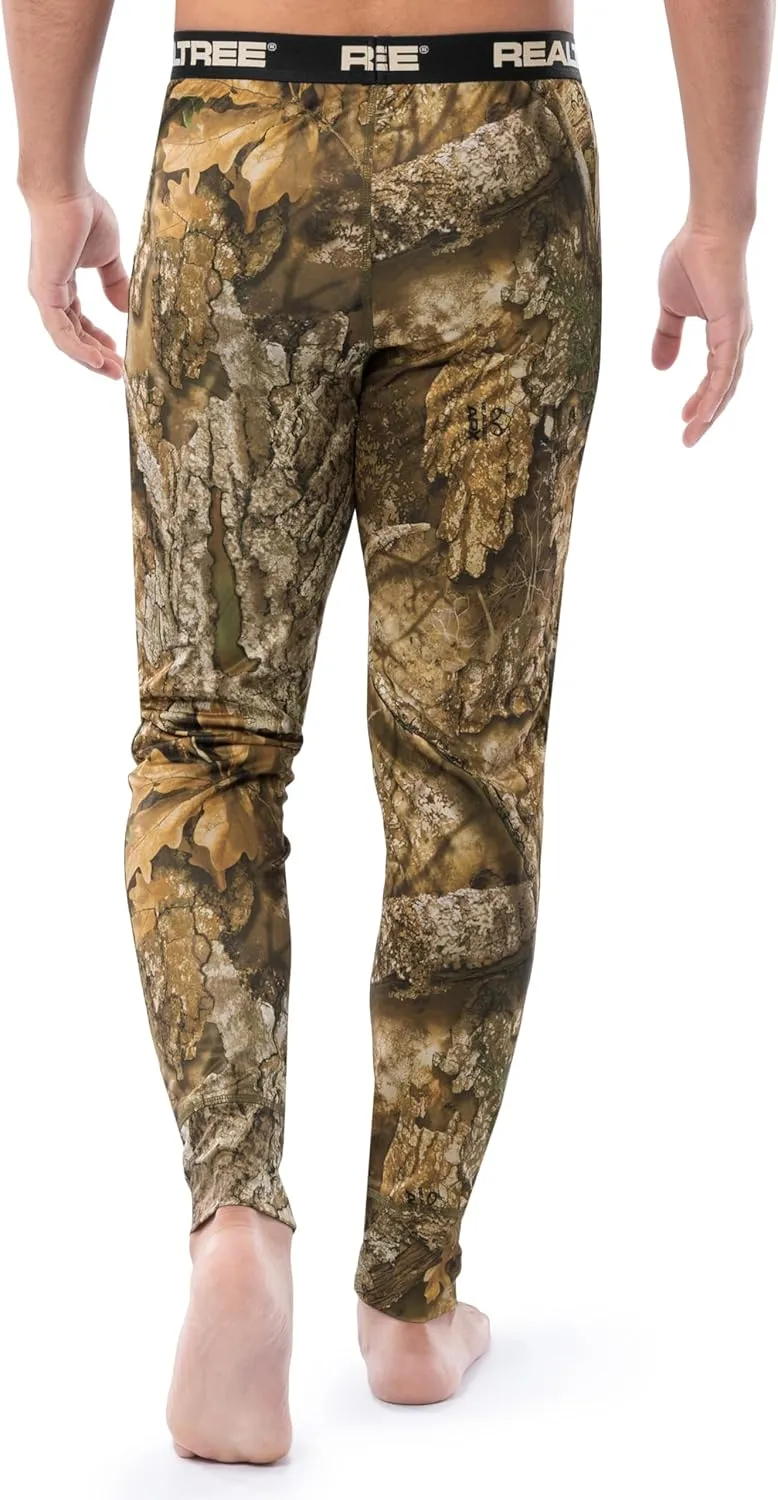 Indera Men's Realtree APX Pattern Camo Thermals Base Layer Pant