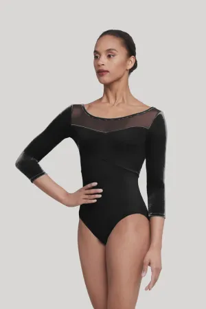 Indy Womens 3/4 Sleeve Leotard`
