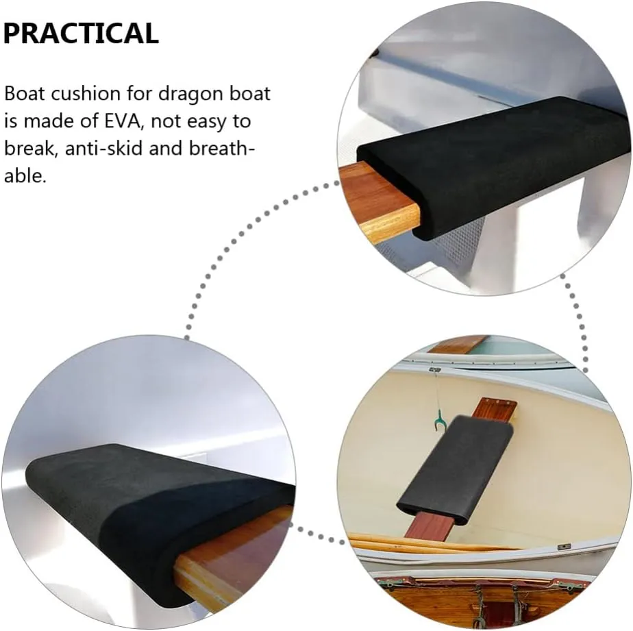 iplusmile 2Pcs Dragon Boat Seat Cushion, Anti-EVA Fishing Seat Pad for Watersports Rowing Machine Kayak Race Training Camping Outdoor, Non-Shock Absorption Breathability Cushion