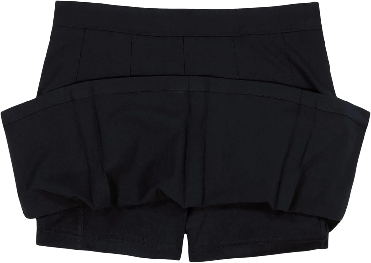 IZOD Girls' Juniors Uniform Pleated Pull-on Scooter Skirt with Undershorts, Performance Material, Cell Phone Pocket