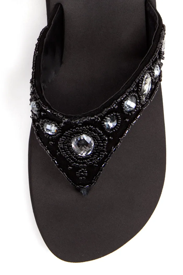 Janhavi Flip-Flop in Black