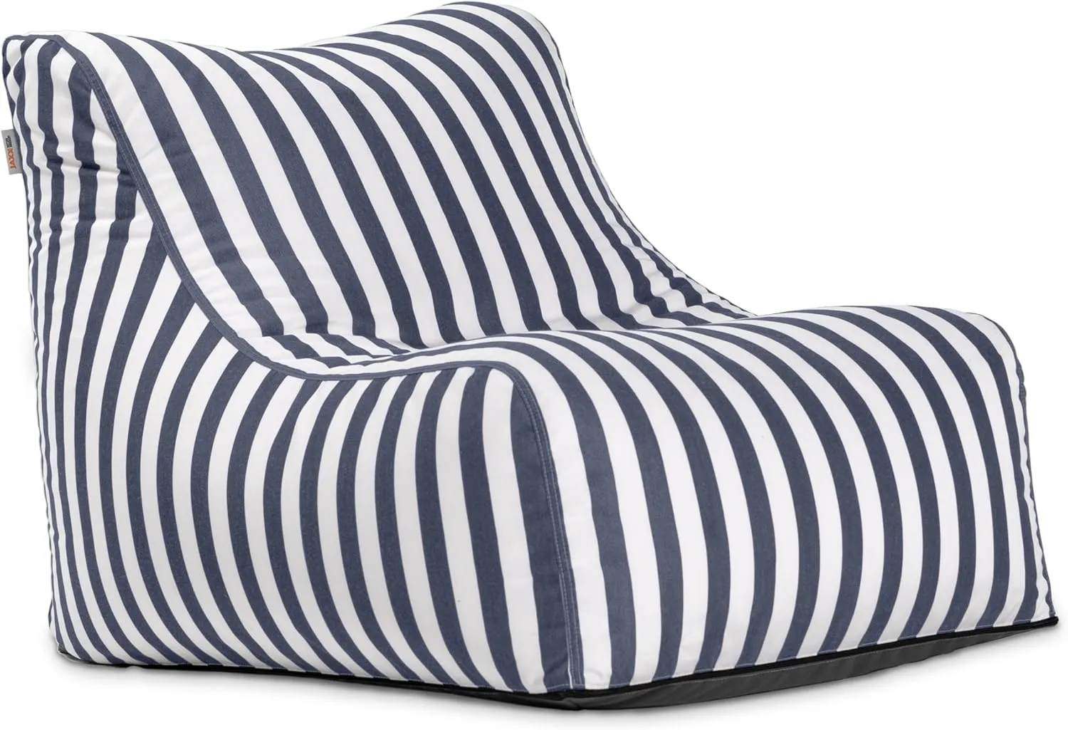 Jaxx Ponce Outdoor bean bag chair, Navy Stripes