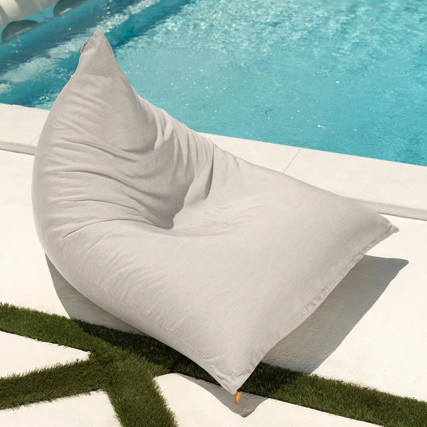 Jaxx Twist Outdoor Bean Bag Chair, Flax