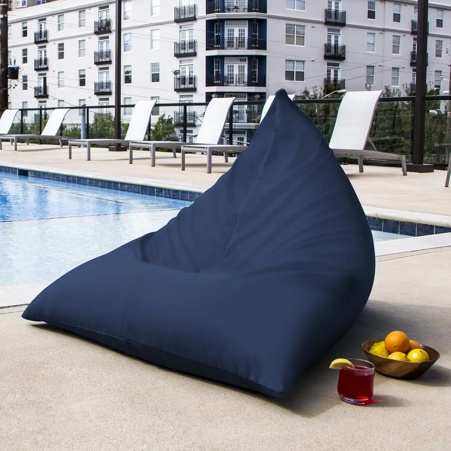 Jaxx Twist Outdoor bean bag chair, Navy