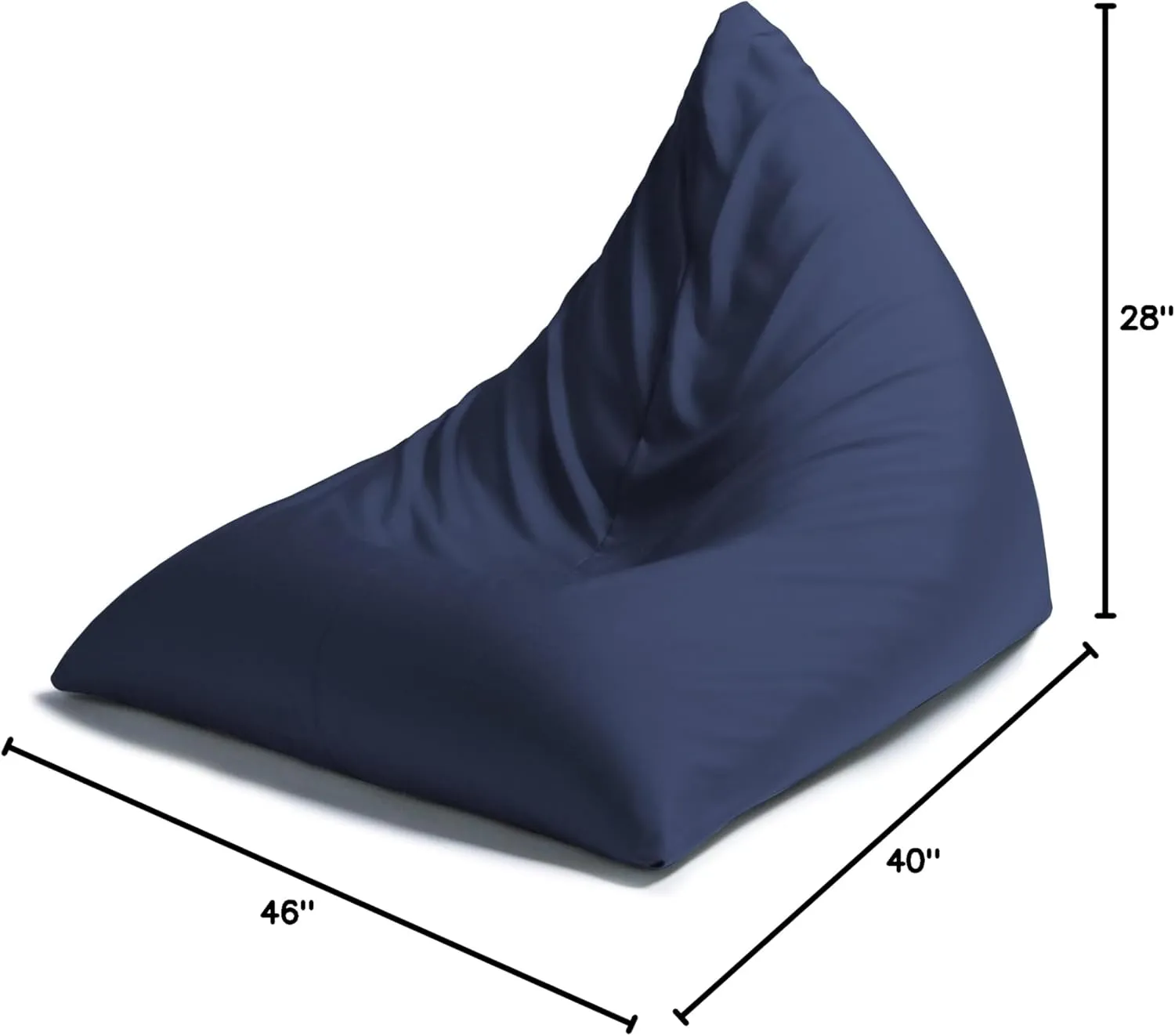 Jaxx Twist Outdoor bean bag chair, Navy