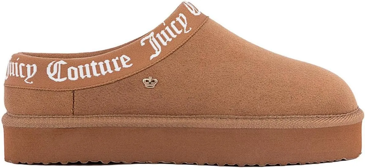 Juicy Couture Women's Faux Fur Mule Slippers – Cozy, Lightweight Slip-On for Indoor and Outdoor Comfort
