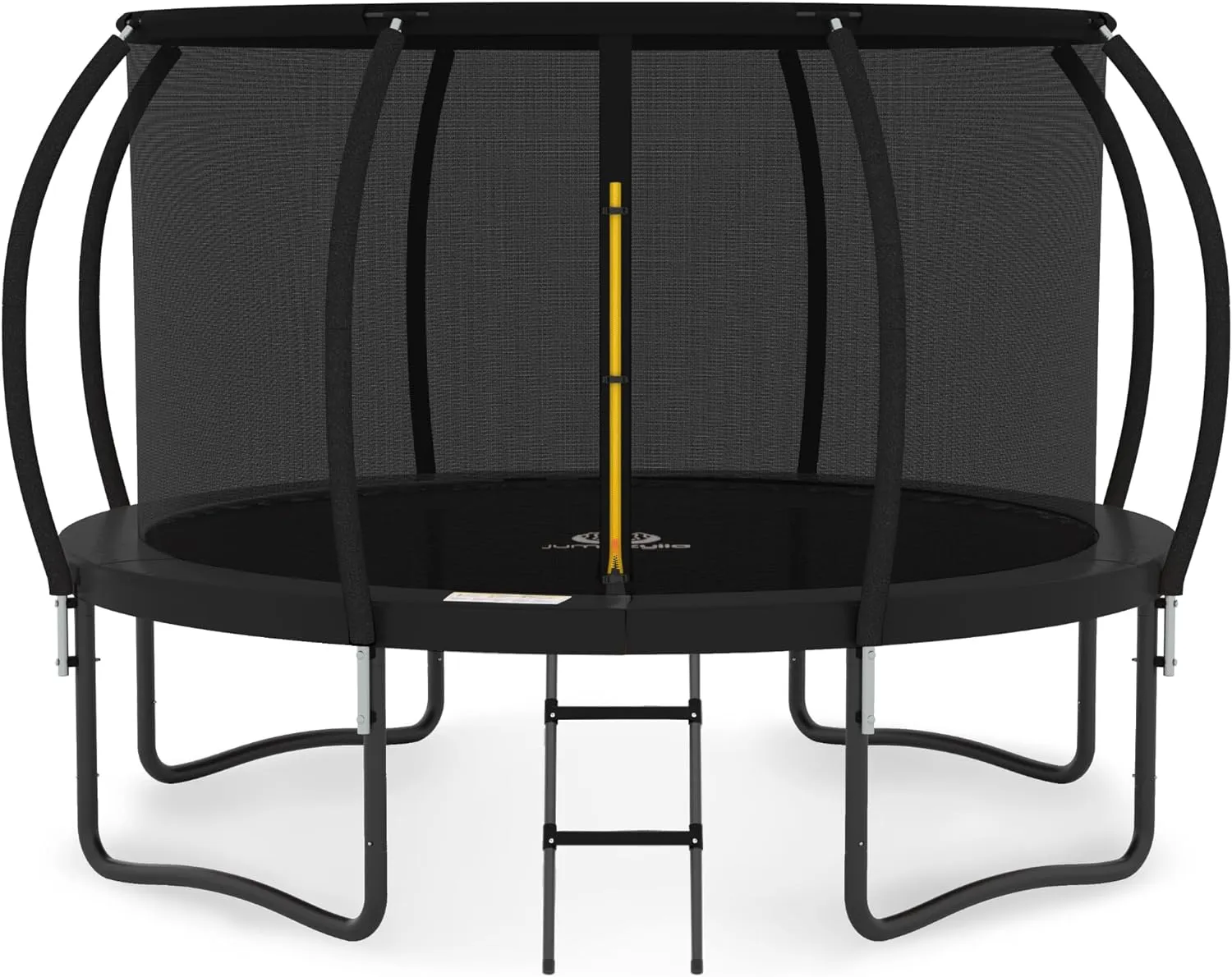 JUMPZYLLA Trampoline Outdoor 8FT 10FT 12FT 14FT 15FT 16FT with Enclosure and Ladder, ASTM Approved Recreational Trampoline for Kids and Adults, Anti-Rust Coated Frame