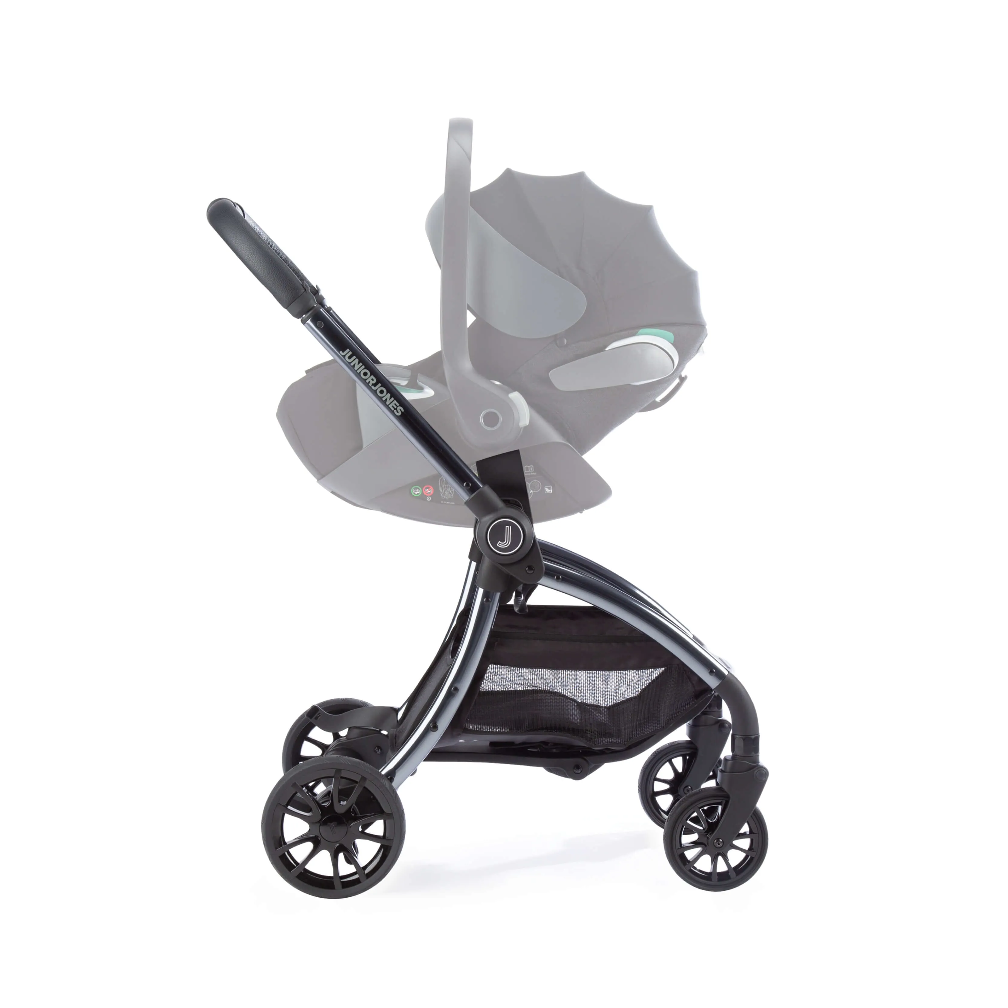 Junior Jones Aylo Dark Slate 6pc Travel System inc Doona Desert Green Car Seat