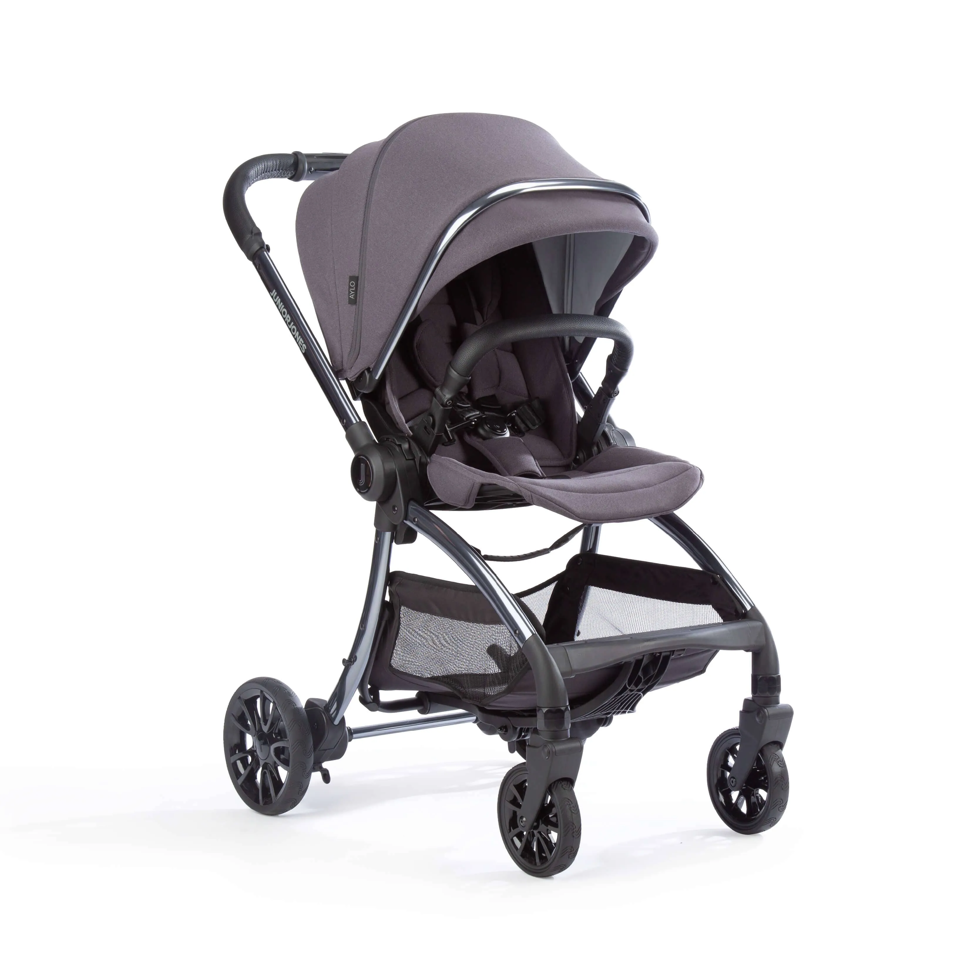 Junior Jones Aylo Dark Slate 6pc Travel System inc Doona Desert Green Car Seat