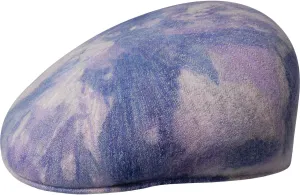 Kangol Heathered Tie Dye 504 Hat - Glacier/Starry Blue/M Ivy Caps & Flat Caps