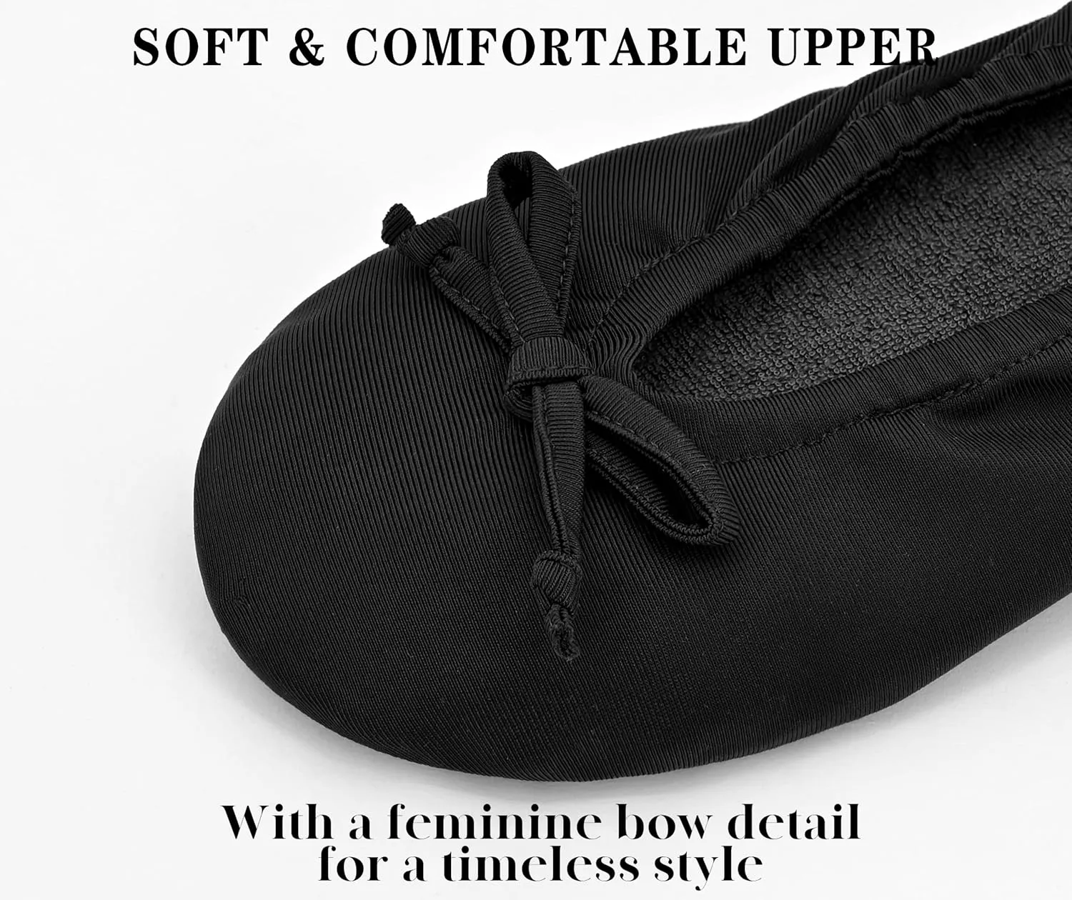 Keyela Women's Memory Foam House Fluffy Ballerina Slippers Ballet Shoes Fuzzy Cute Faux Fur Closed Toe Slip On Indoor Slippers