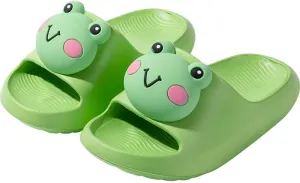 Kids Cloud Slides Sandals for Girls Boys, Toddler Pool Shower Beach Home Slippers, Lightweight Soft Non-Slip Flip Flops Animal Shape Quick Dry