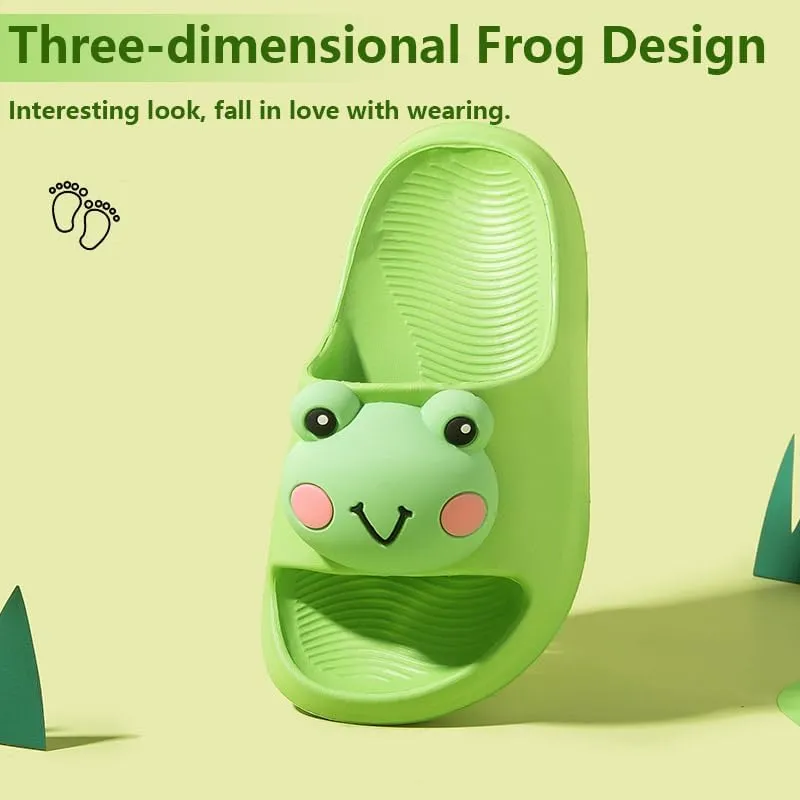 Kids Cloud Slides Sandals for Girls Boys, Toddler Pool Shower Beach Home Slippers, Lightweight Soft Non-Slip Flip Flops Animal Shape Quick Dry
