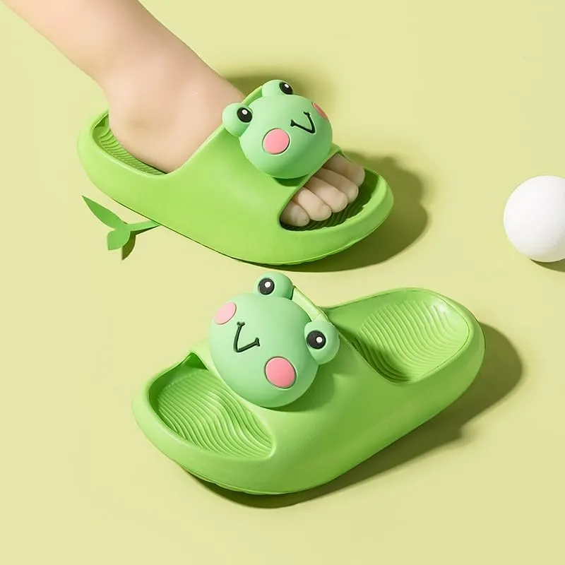 Kids Cloud Slides Sandals for Girls Boys, Toddler Pool Shower Beach Home Slippers, Lightweight Soft Non-Slip Flip Flops Animal Shape Quick Dry