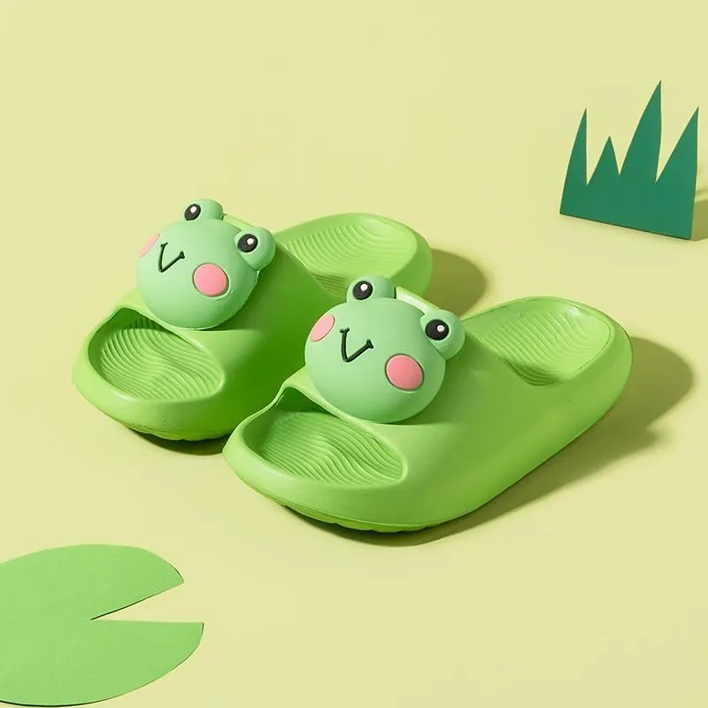 Kids Cloud Slides Sandals for Girls Boys, Toddler Pool Shower Beach Home Slippers, Lightweight Soft Non-Slip Flip Flops Animal Shape Quick Dry